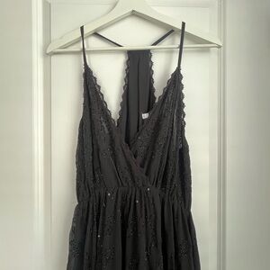 Elegant Black Lace Dress